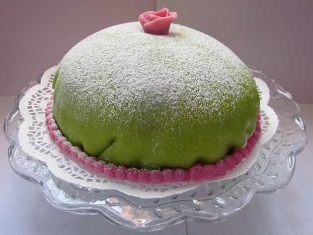 The Swedish princess cake The Swedish princess cake