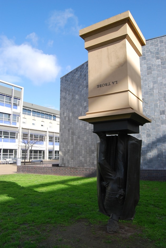 Charles La Trobe statue at La Trobe University Charles La Trobe statue at La Trobe University