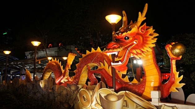 Chinese dragon costume