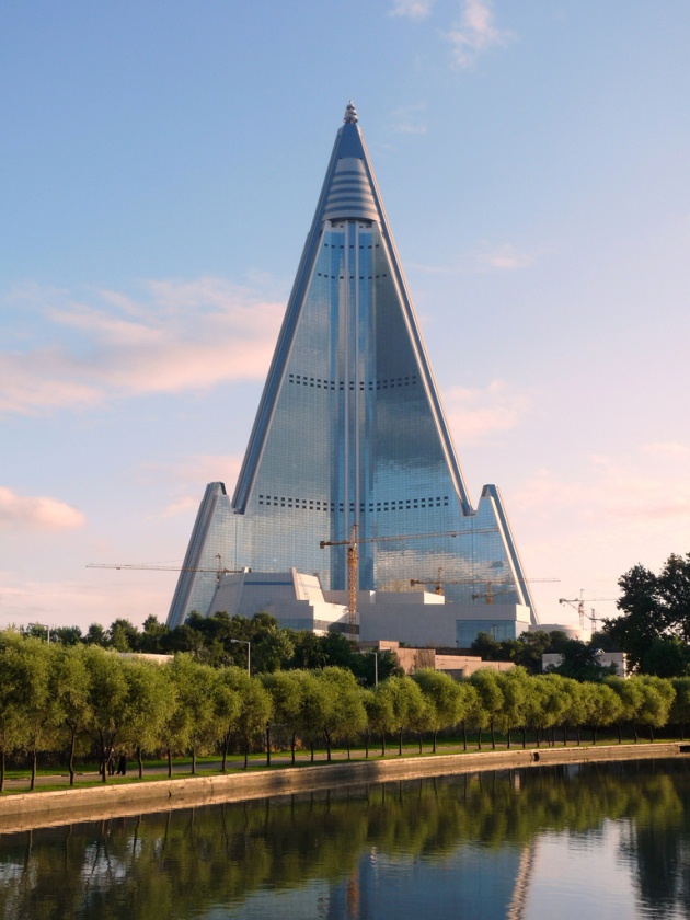 The Ryugyong Hotel as it looks now