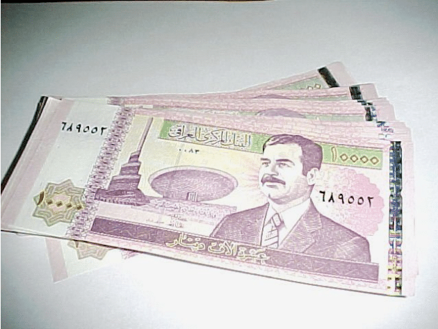 One million Iraqi dinar