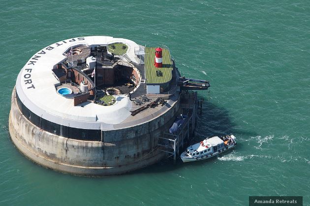 Spitbank Fort from above