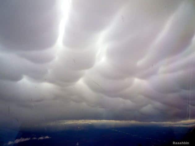 Mammatus clouds over New South Wales Mammatus clouds over New South Wales