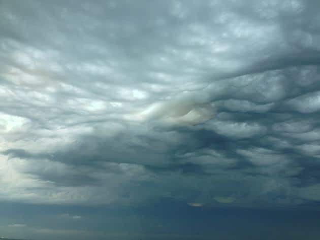 Mammatus clouds over Southend-on-Sea Mammatus clouds over Southend-on-Sea