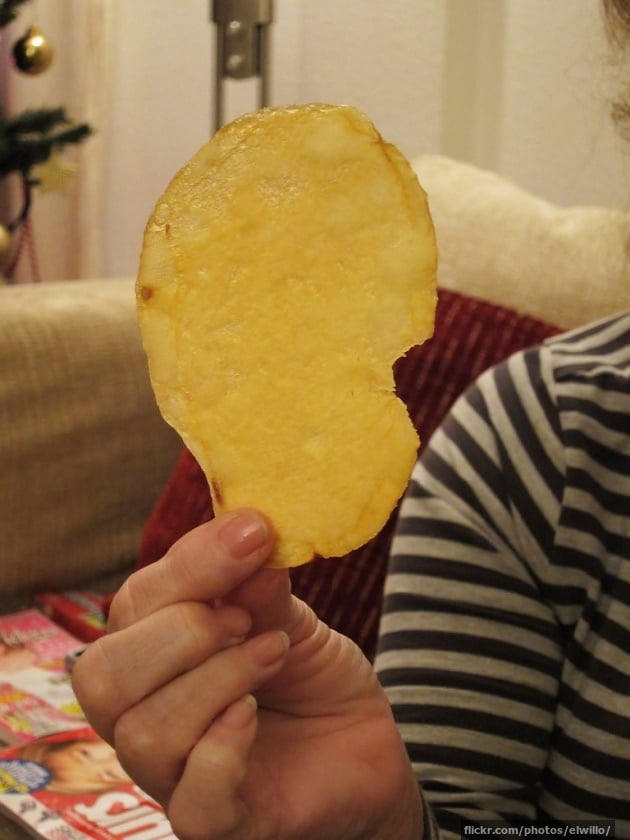 Massive potato "chip"