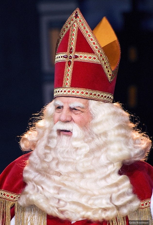 Close-up of Sinterklaas