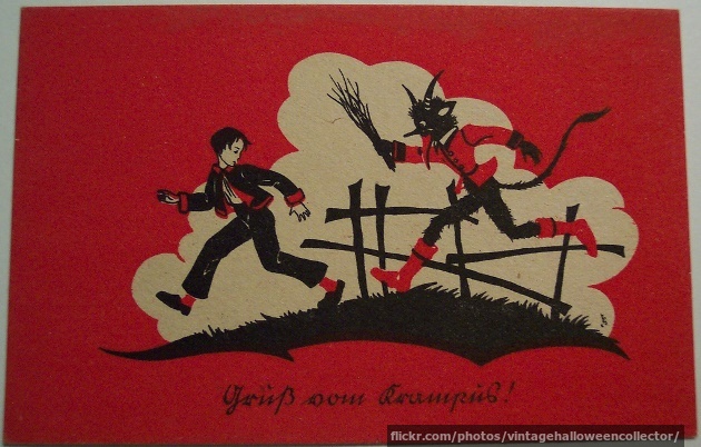 Krampus postcard Krampus postcard