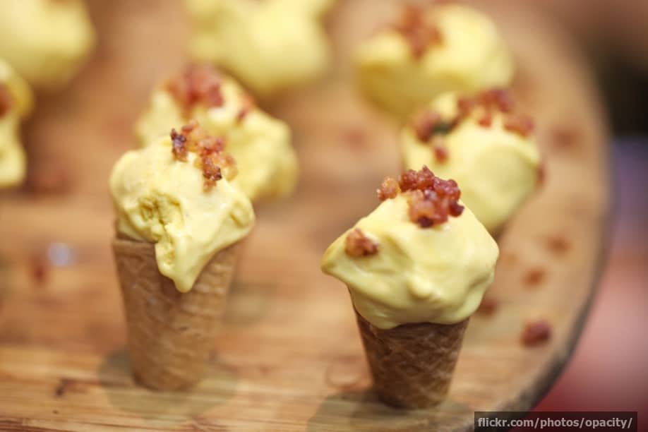 Bacon ice cream