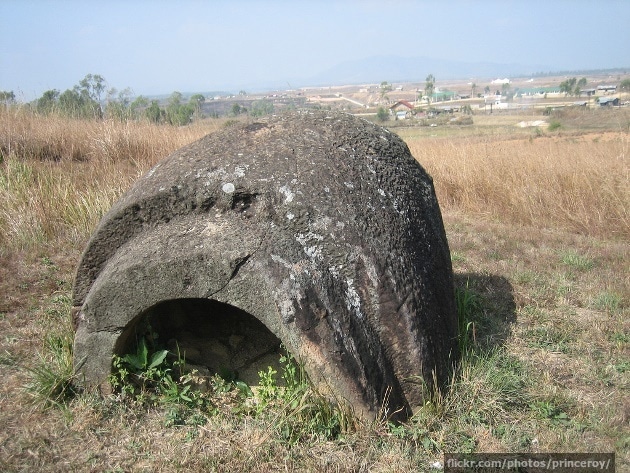 A fallen jar