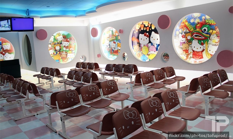 The Hello Kitty departure lounge