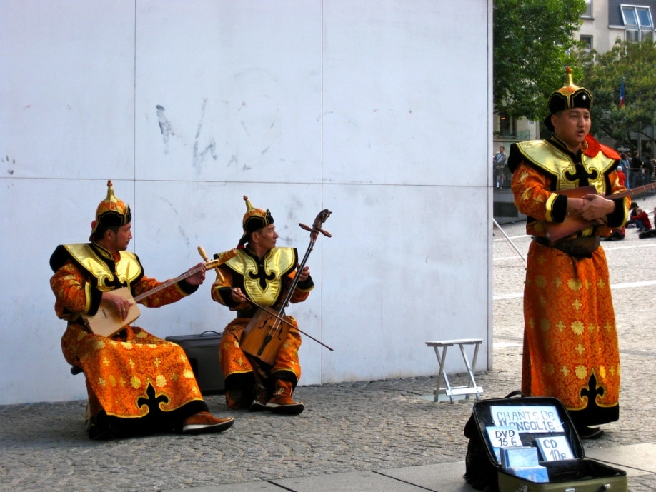 Mongolian throat singers