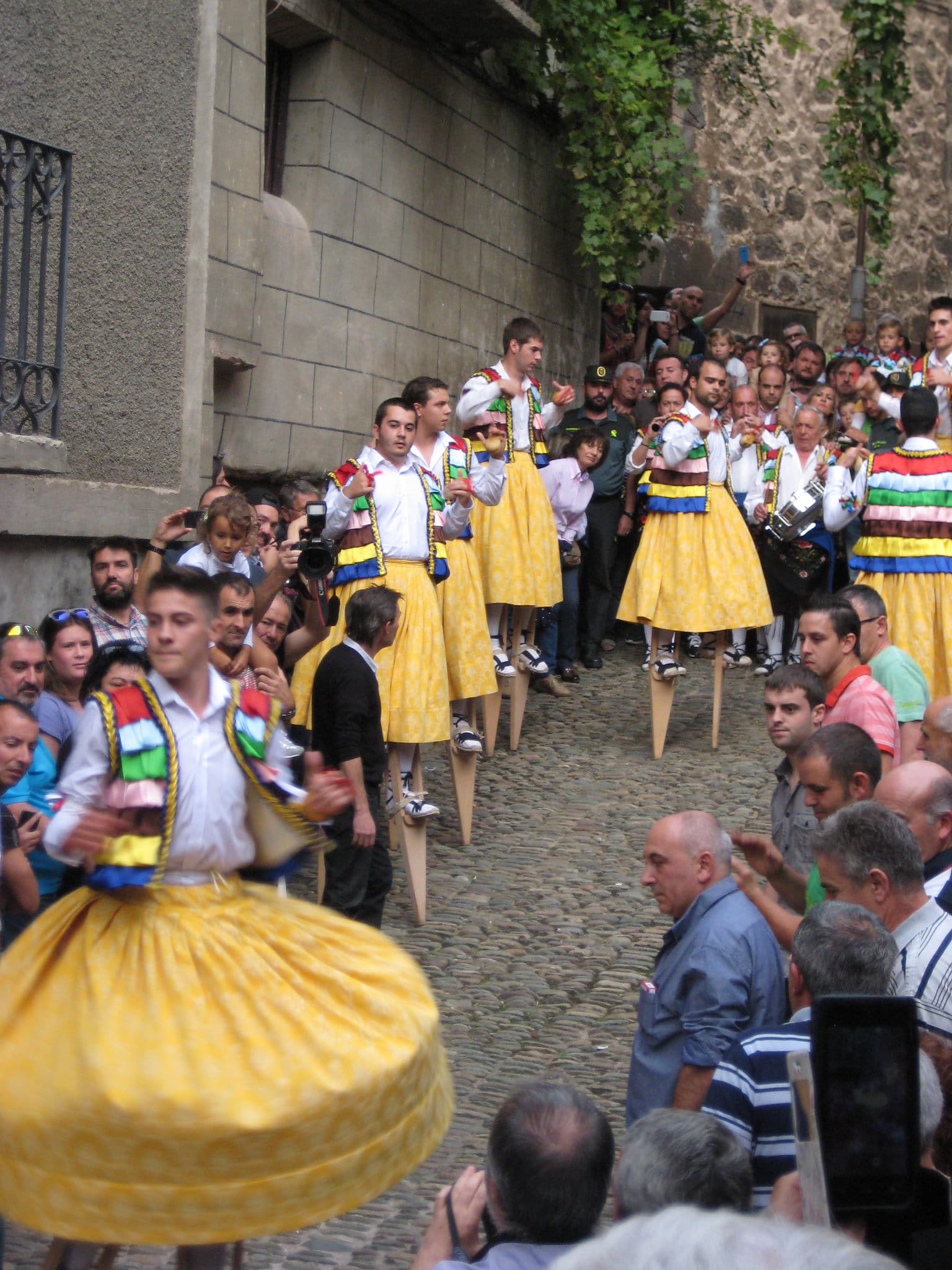 The spinning stilt dancers of Anguiano