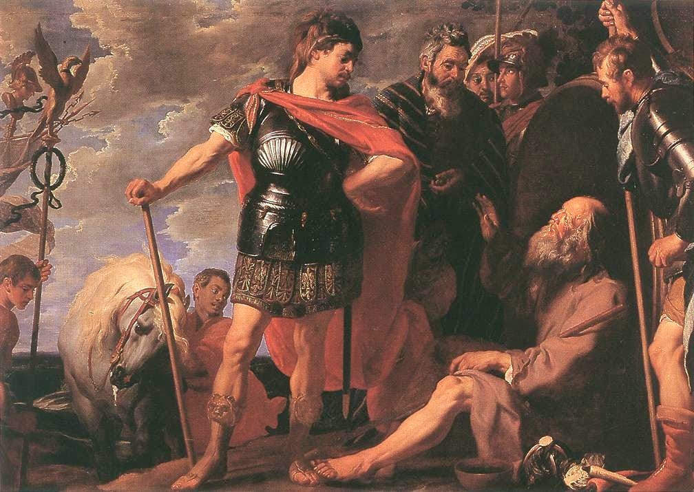 Diogenes and Alexander the Great