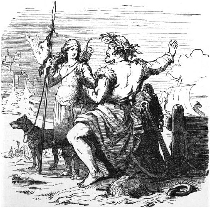 Image of Skadi and Njord