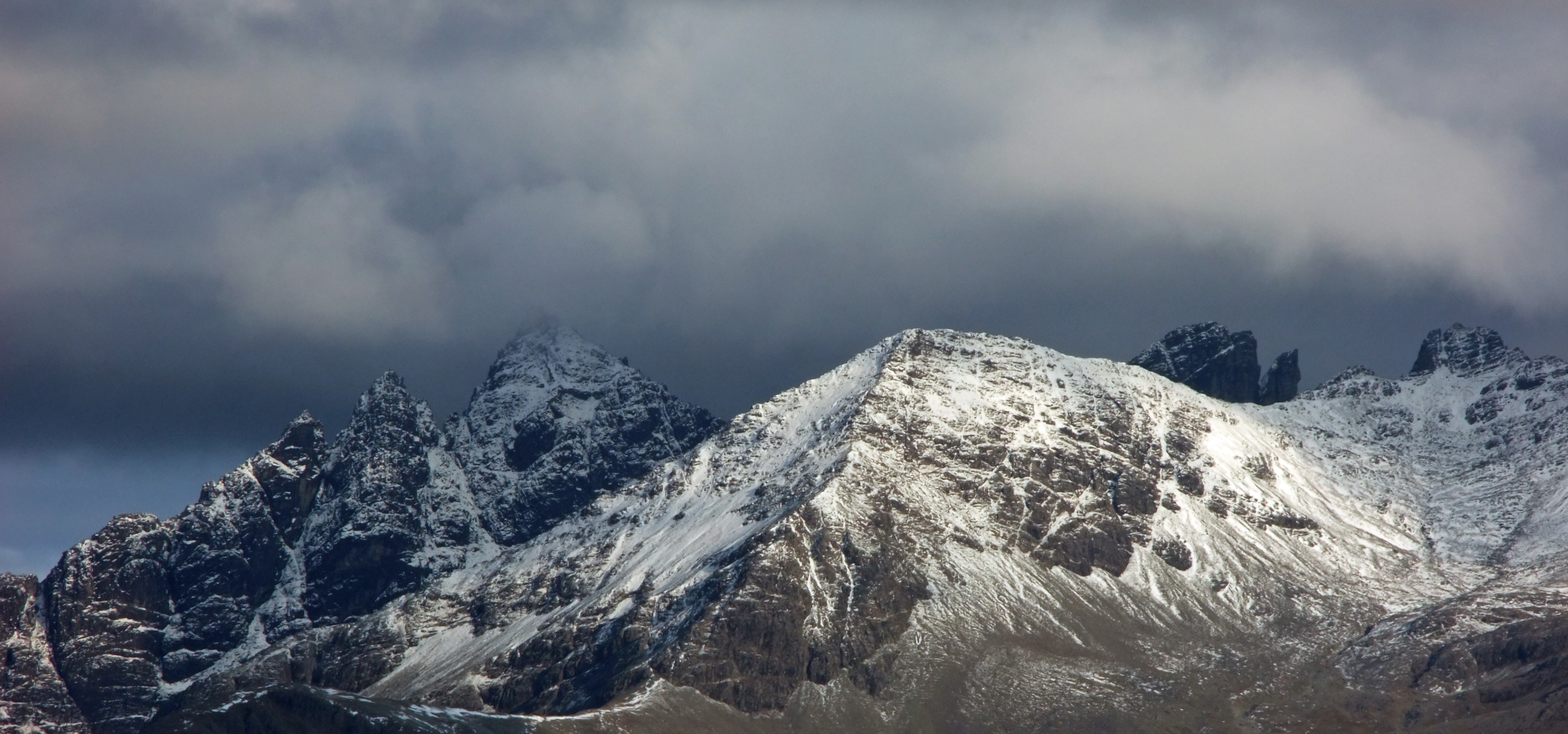 A snowy Scottish mountain