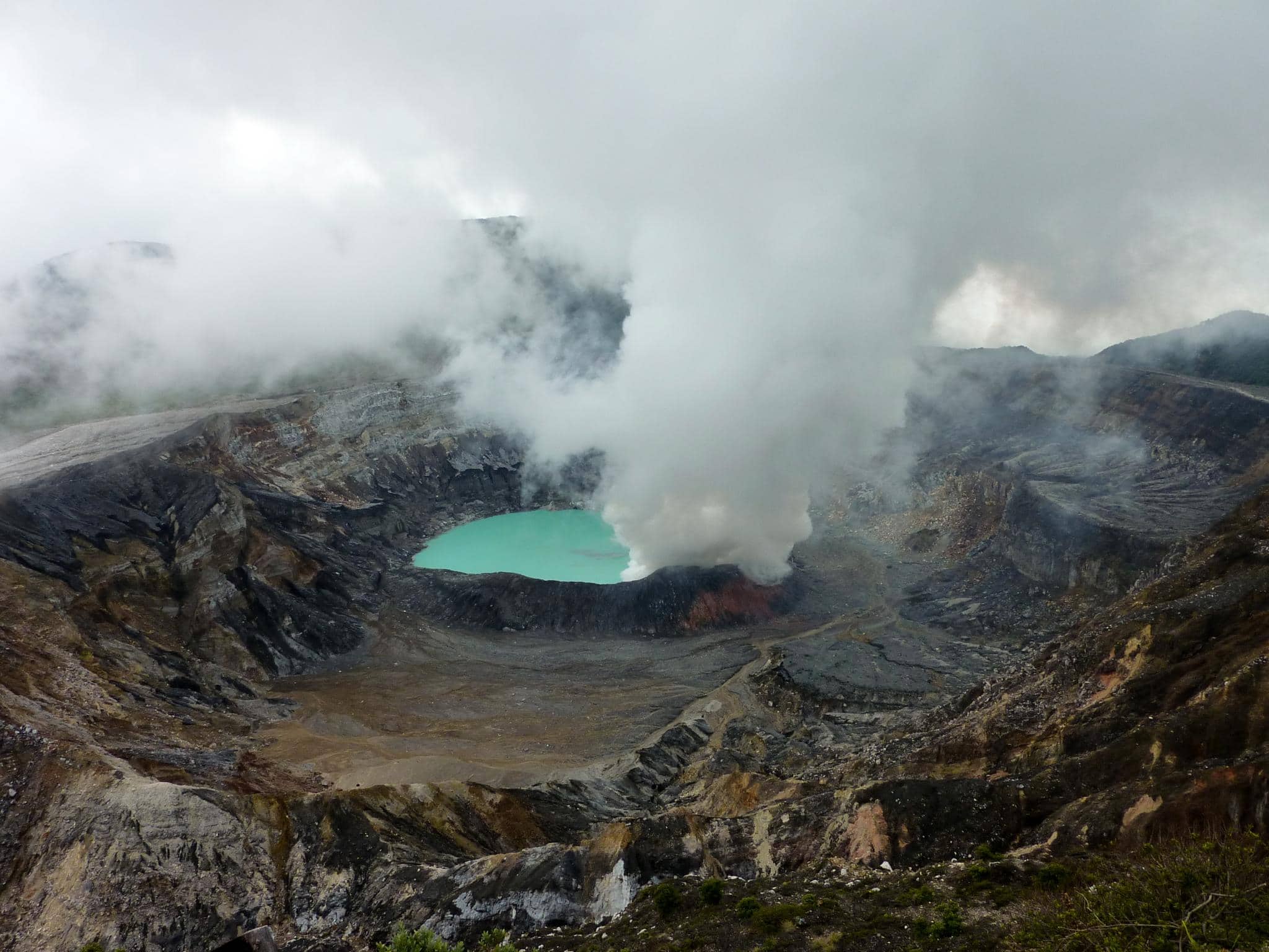 A lake on Poas volcano, Costa Rica