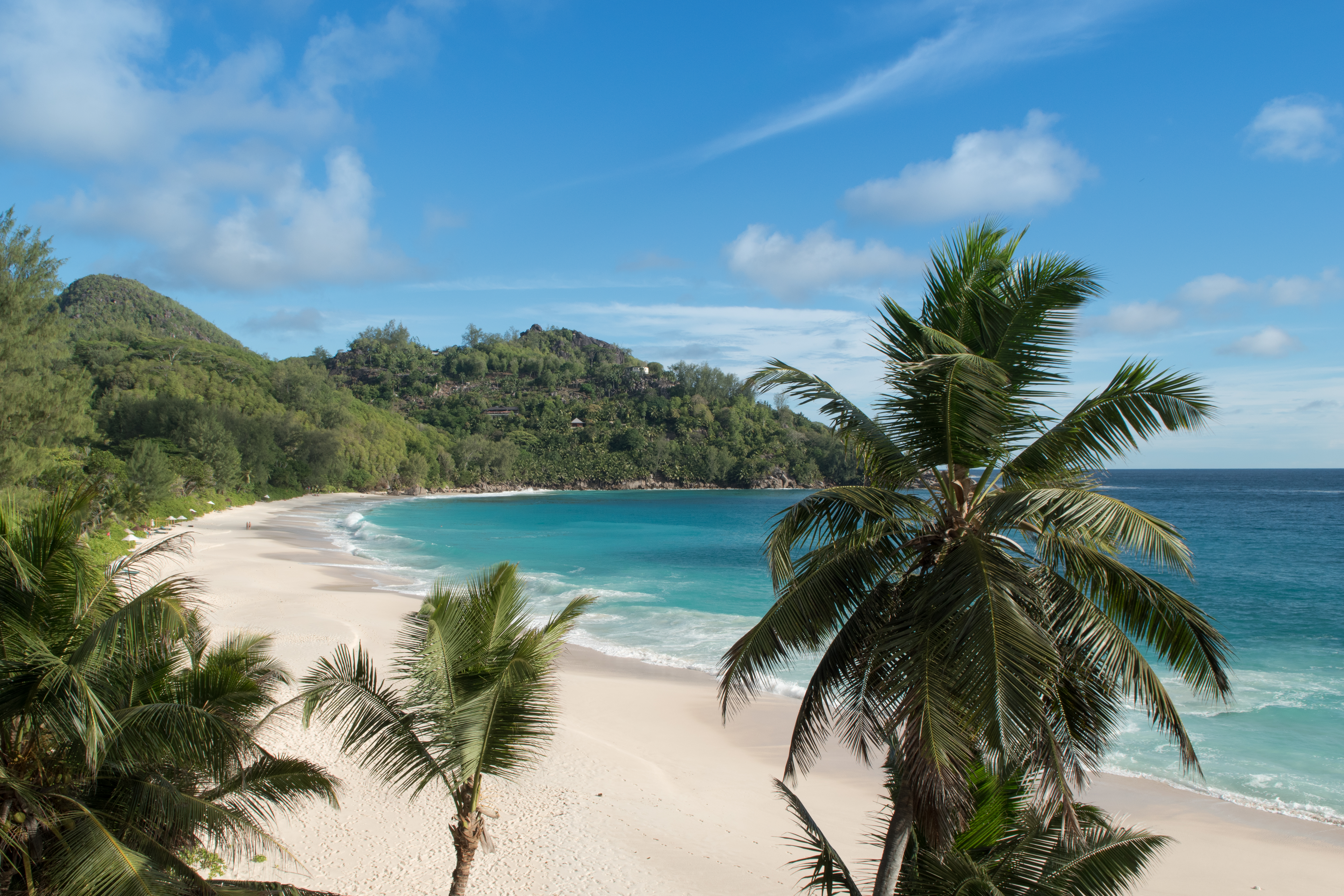 A Seychelles beach