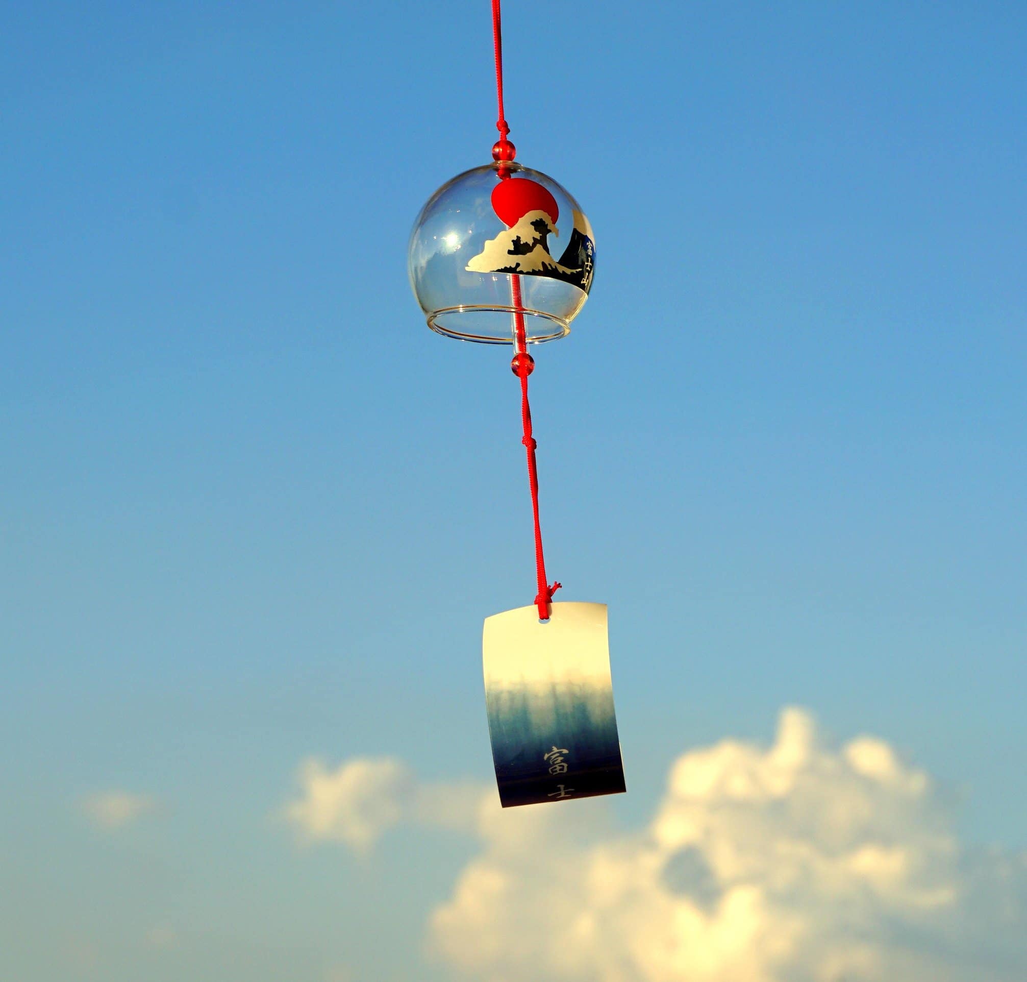 A Japanese wind chime
