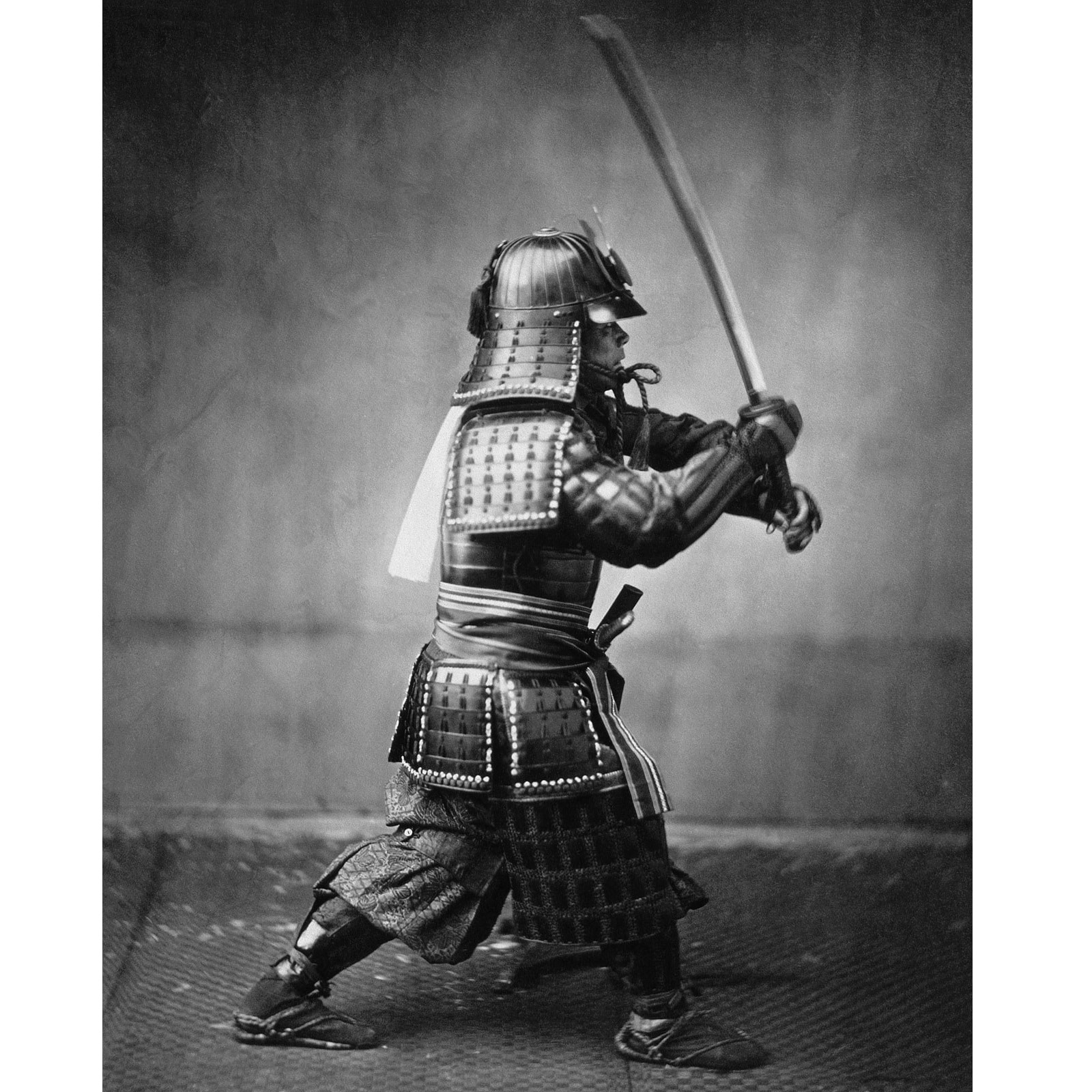 A Samurai with a sword