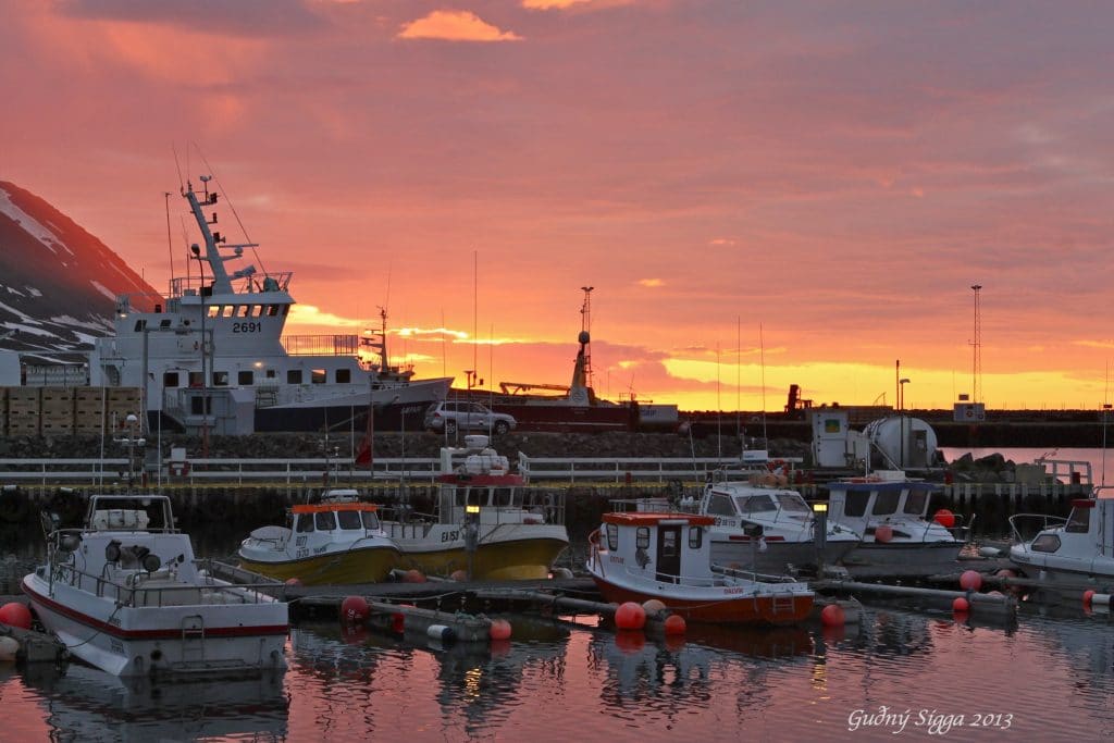 Midnight sun, Iceland