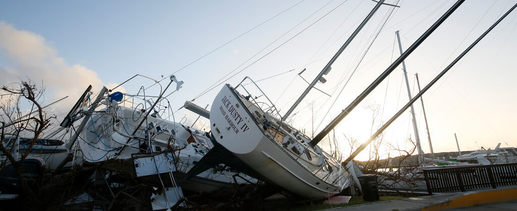 Damaged Yachts - Nanny Cay - Google