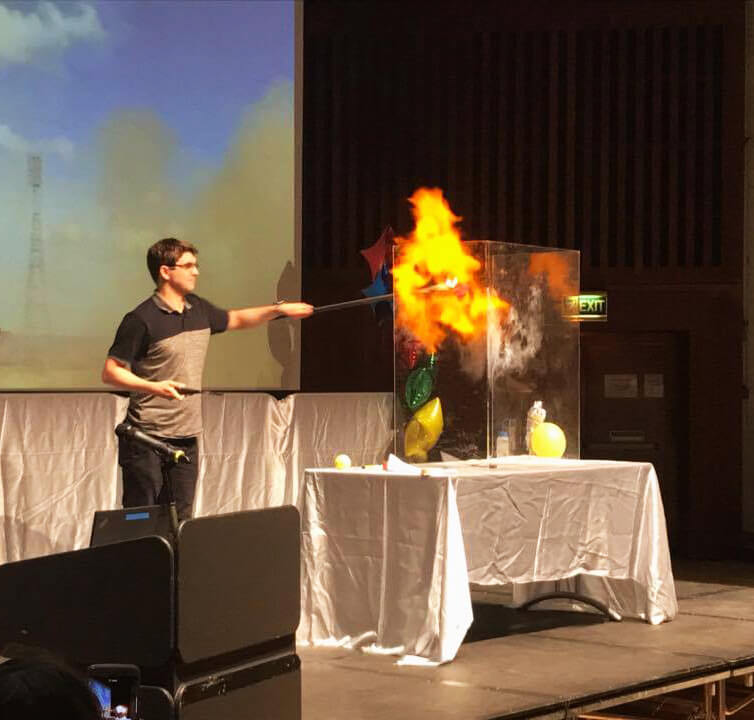 Helium Balloon Explosion Demo