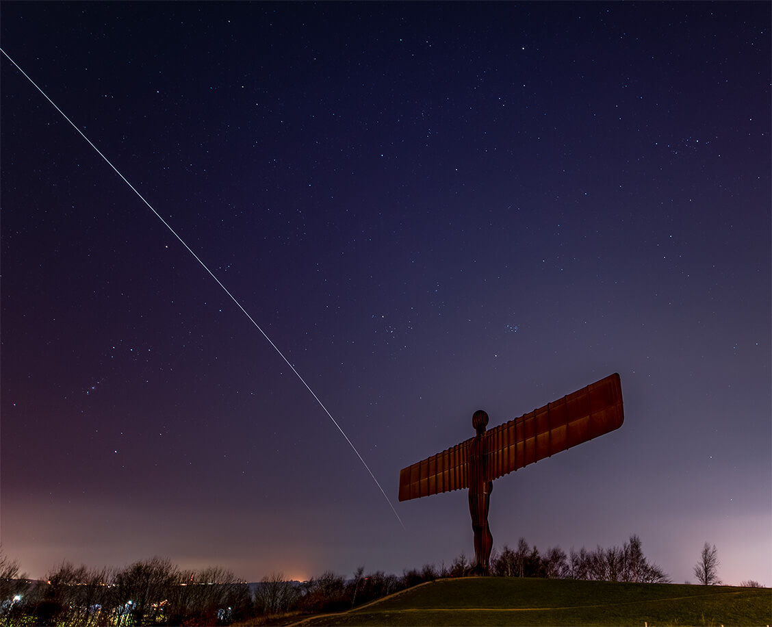 ISS Pass - Angel of the North (3)