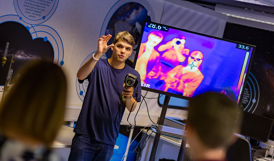 Infrared Camera demo - Astrocampus, University of York