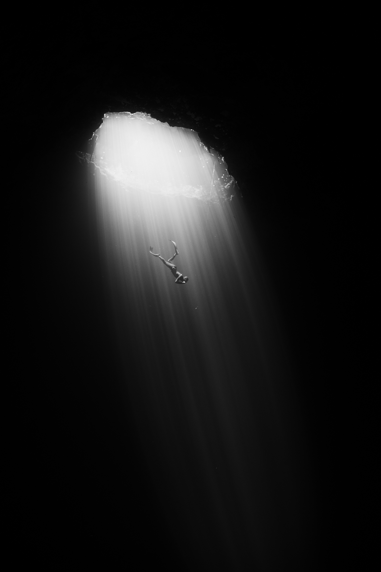 JamesMonnington-Julien Borde freediving cenotes, Mexico