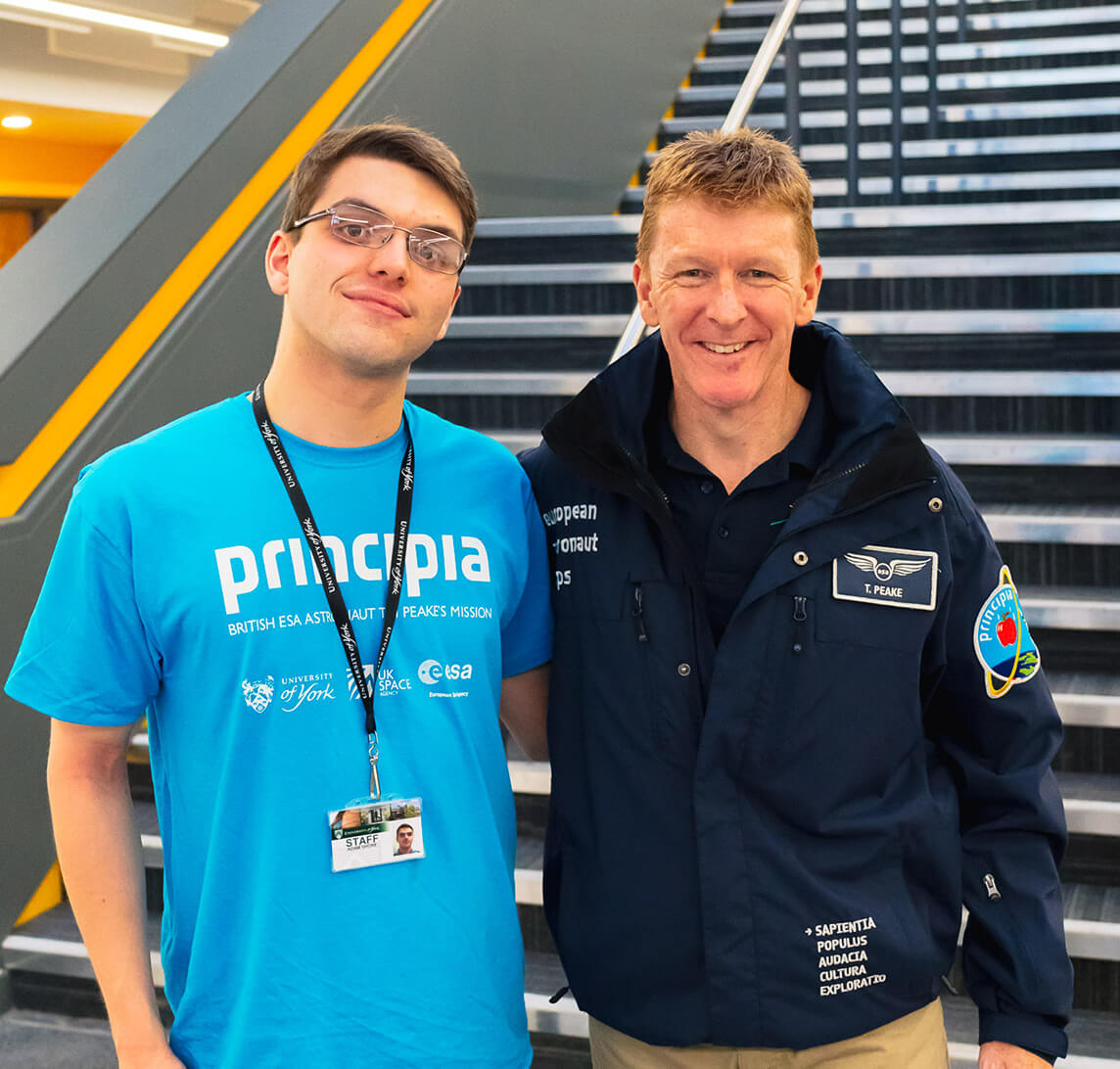Me & Tim Peake - University of York