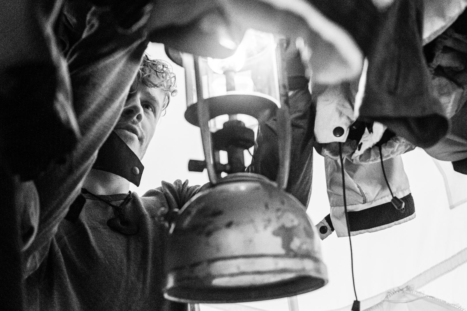 Tending the lamp (Large)