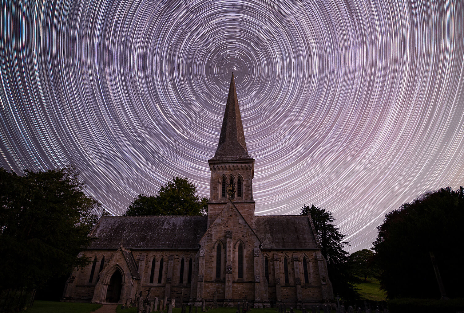 Whitfield Church Startrails