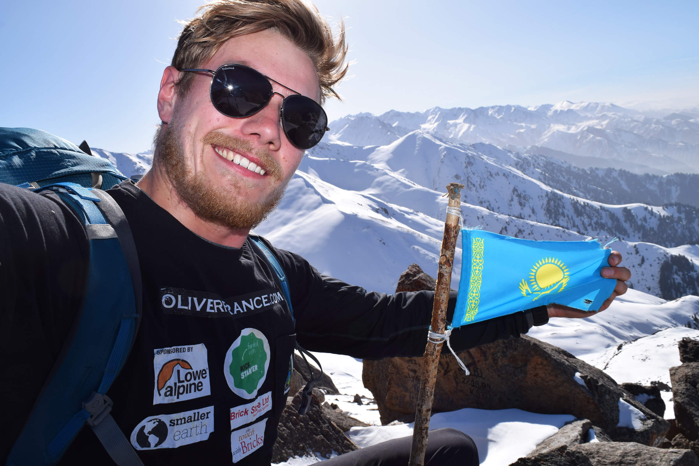 A solo winter mountain trek through Kazakhstan