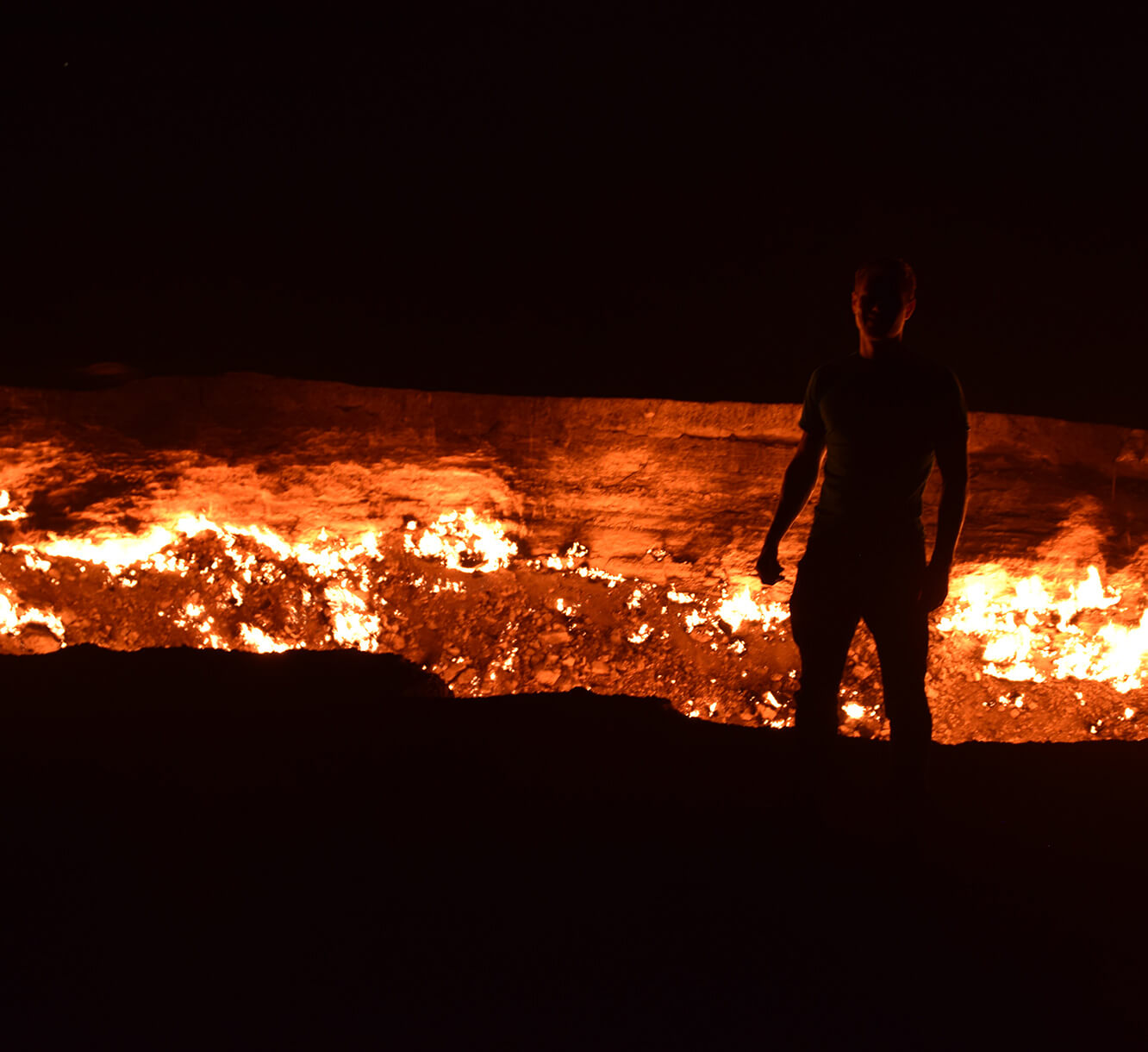 Exploring the Darvaza Gas Crater in Turkmenistan
