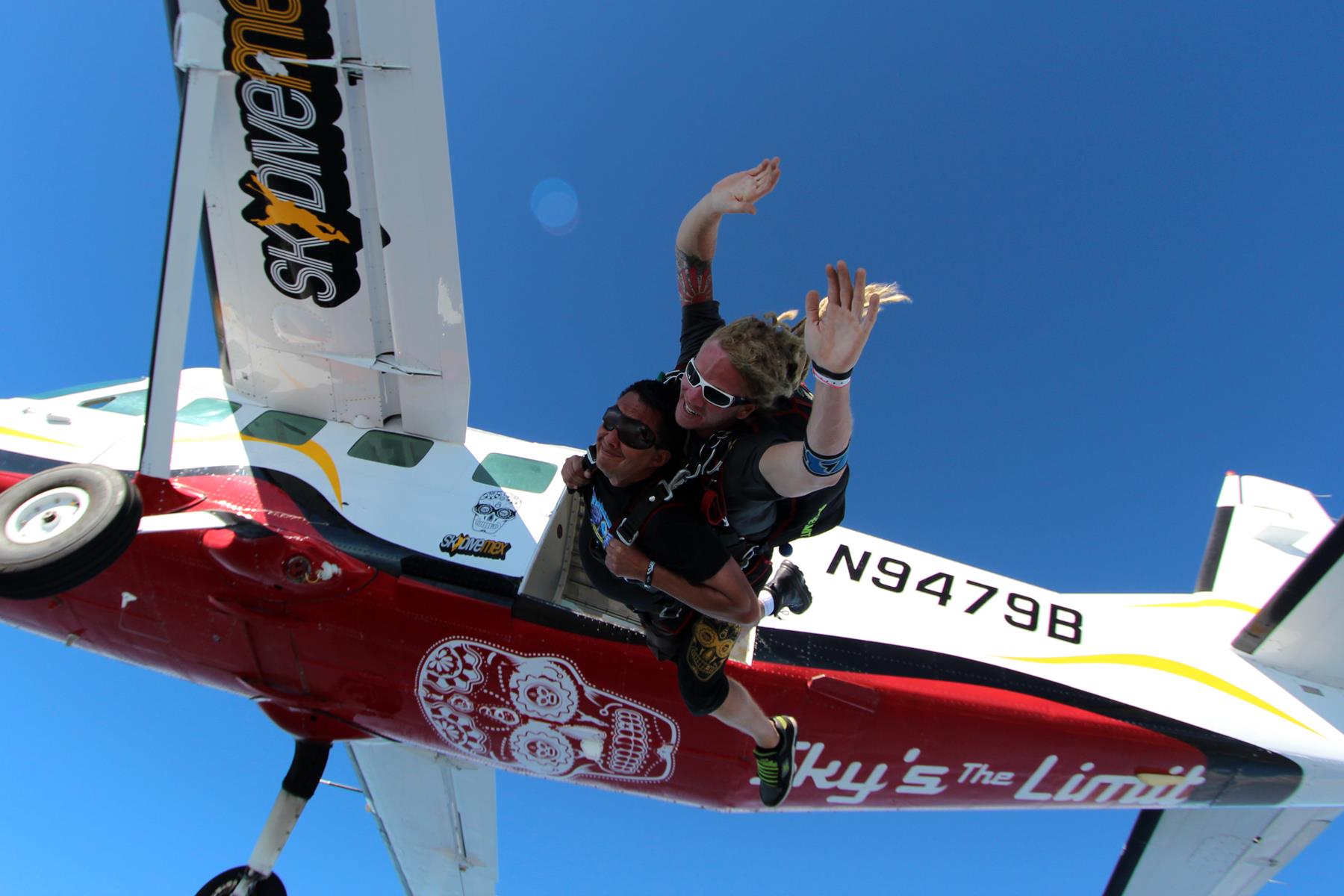 Skydiving in Mexico